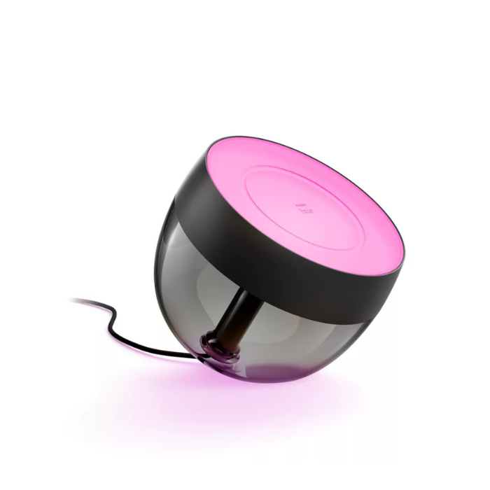 Philips Hue Iris Smart Table Lamp | Colour Ambiance LED Mood Light | Black Colour